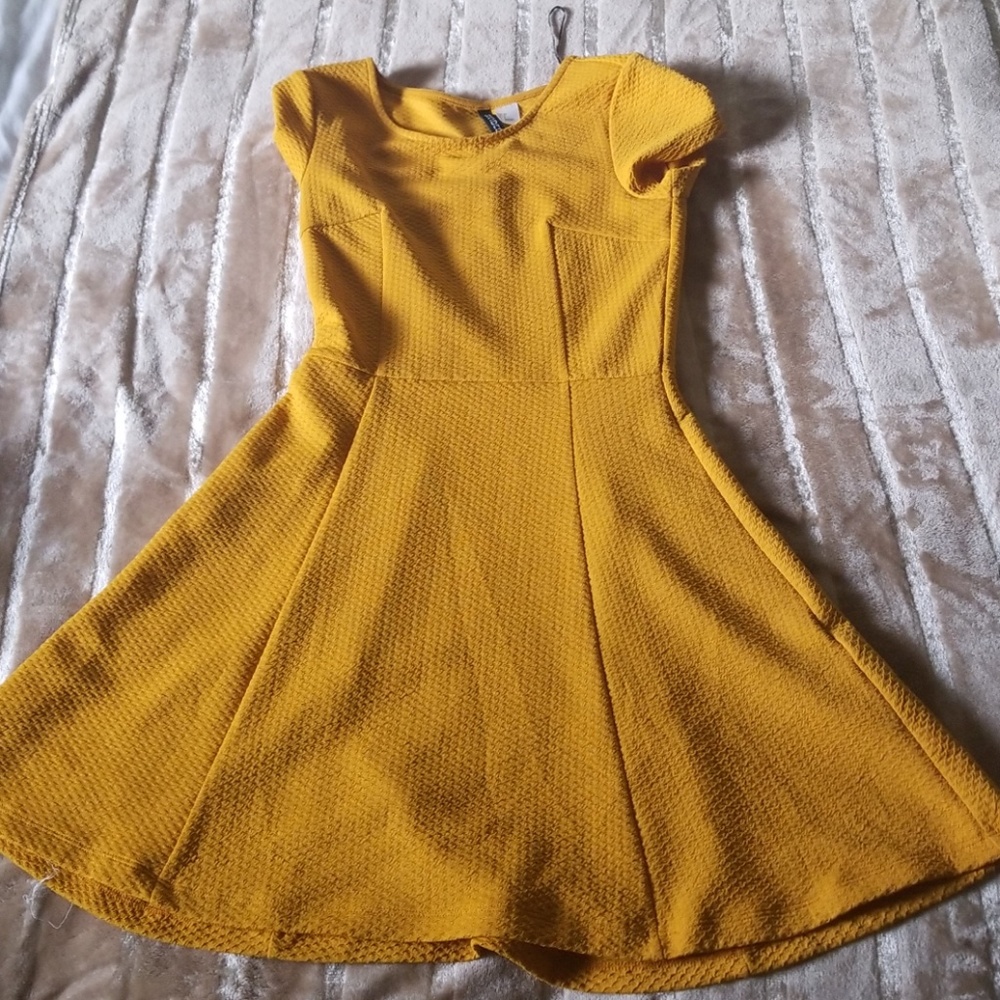 Mustard dress